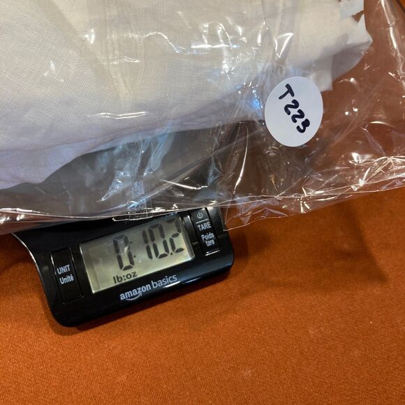 Liz Claiborne Linen Top 3X White Embroidery Button Up 3/4 Sleeve Country Coastal - Picture 10 of 10